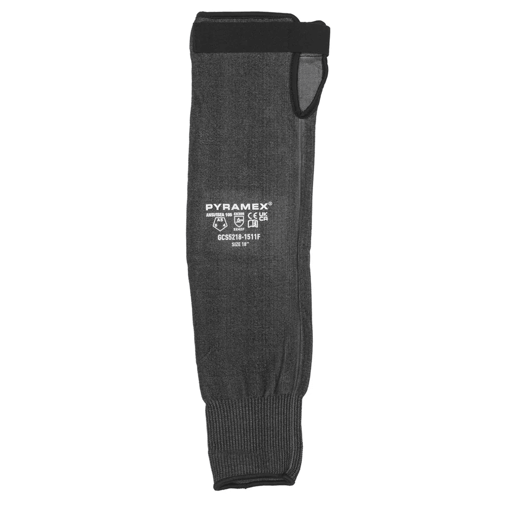 Pyramex GCS52 HPPE A5 Cut 18" Sleeve with Hook & Loop Cuff - Gorvex.com