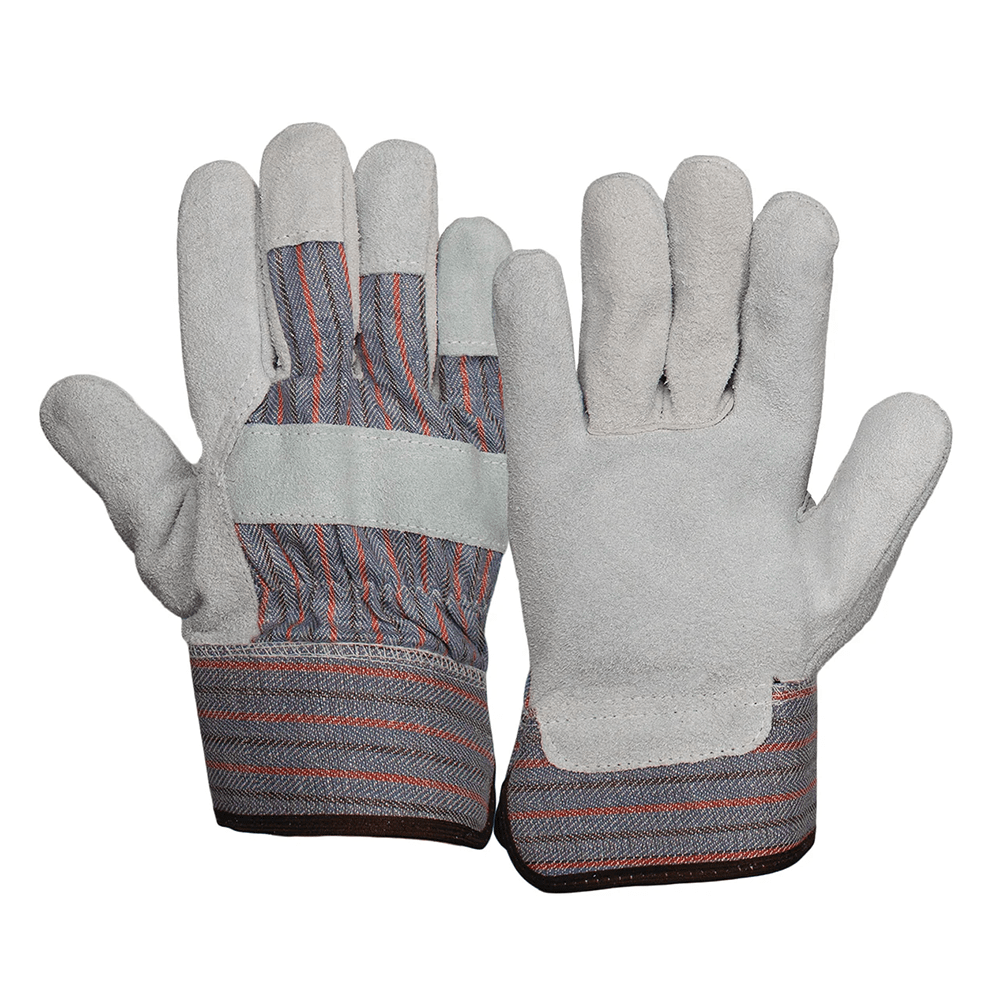 Pyramex GL1008W Value Split Cowhide Leather Palm Gloves with Safety Cuff, 1 pair - Gorvex.com