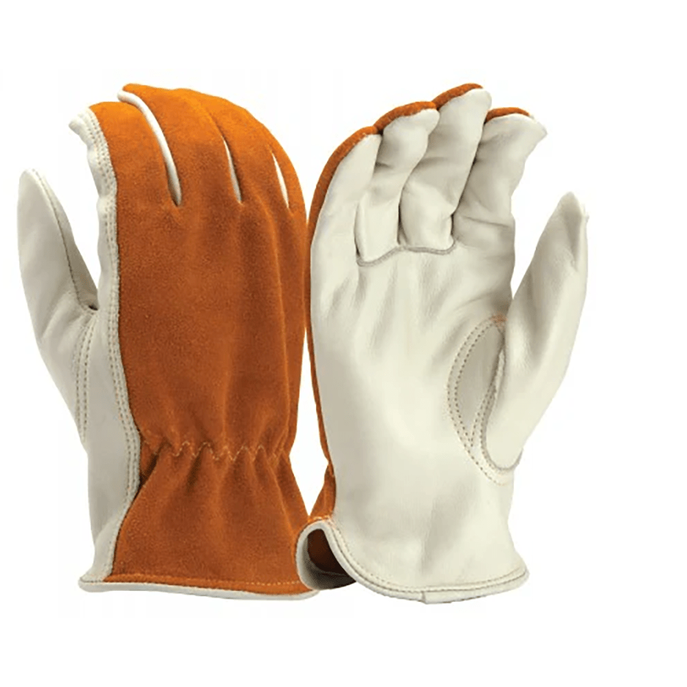 Pyramex GL2008K Premium Grain & Split Cowhide Kevlar - Stitched Driver Gloves, 1 pair - Gorvex.com