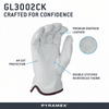 Pyramex GL3002CK Premium A4 Cut Arc Flash Goatskin Driver Gloves, 1 pair - Gorvex.com
