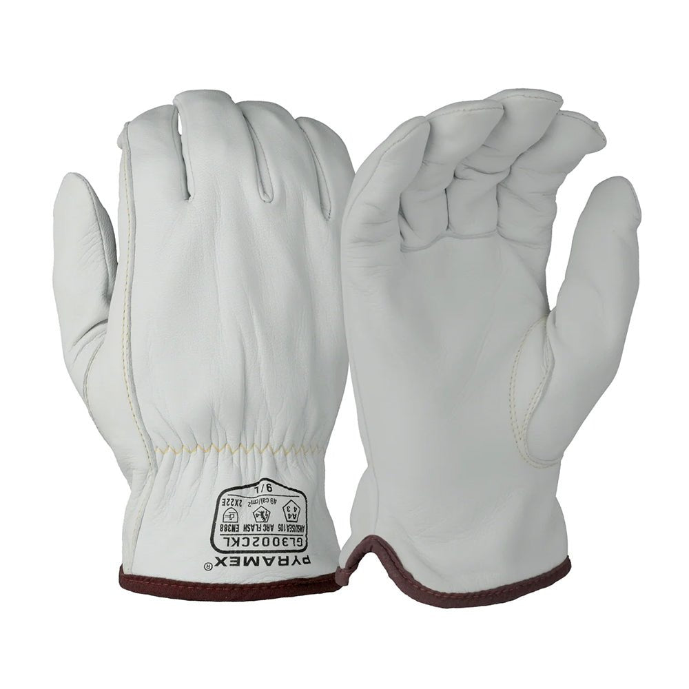 Pyramex GL3002CK Premium A4 Cut Arc Flash Goatskin Driver Gloves, 1 pair - Gorvex.com