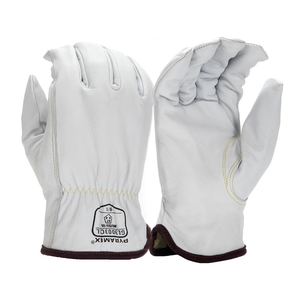 Pyramex GL3003CK Premium A7 Cut Grain Goatskin Driver Gloves, 1 pair - Gorvex.com