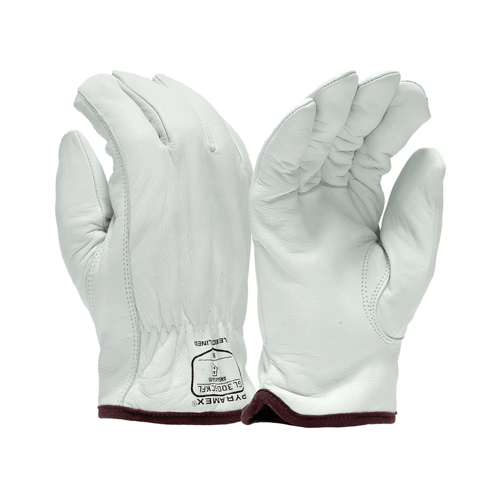 Pyramex GL3006CKF Premium Insulated A5 Cut Goatskin Driver Gloves with HPPE Liner, 1 pair - Gorvex.com