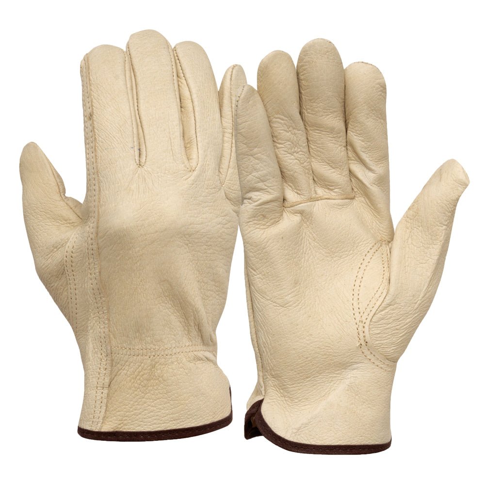 Pyramex GL4001K Select Grain Pigskin Keystone Thumb Driver Gloves, 1 pair - Gorvex.com