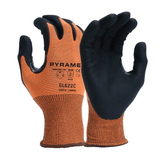 Pyramex GL622C Hi - Vis A6 Cut Nitrile Coated Gloves with Reinforced Thumb, 1 pair - Gorvex.com