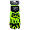 Pyramex GL807HT Hi - Vis Leather Palm Impact Gloves with PVC Patch & Silicone Print, 1 pair - Gorvex.com