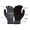 Pyramex GL901 A2 Cut Insulated HPT Palm Coated Work Gloves, 1 pair - Gorvex.com
