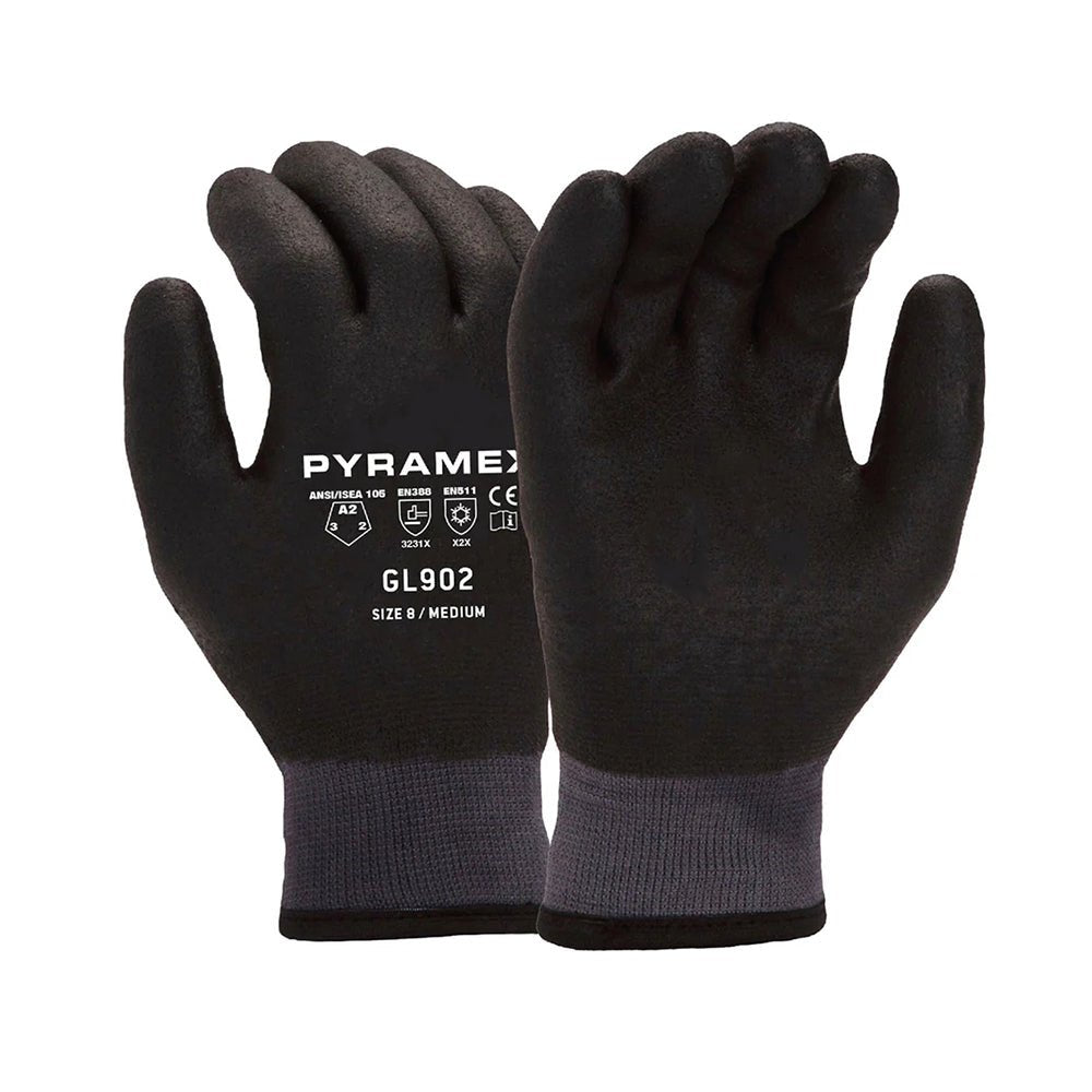 Pyramex GL902 A2 Cut Insulated Full HPT Coated Work Gloves, 1 pair - Gorvex.com
