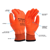 Pyramex GL902HV Hi - Vis A2 Cut Insulated Full HPT Coated Work Gloves, 1 pair - Gorvex.com