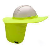 Pyramex HPSHADE Cooling Hard Hat Brim with Neck Shade - Gorvex.com