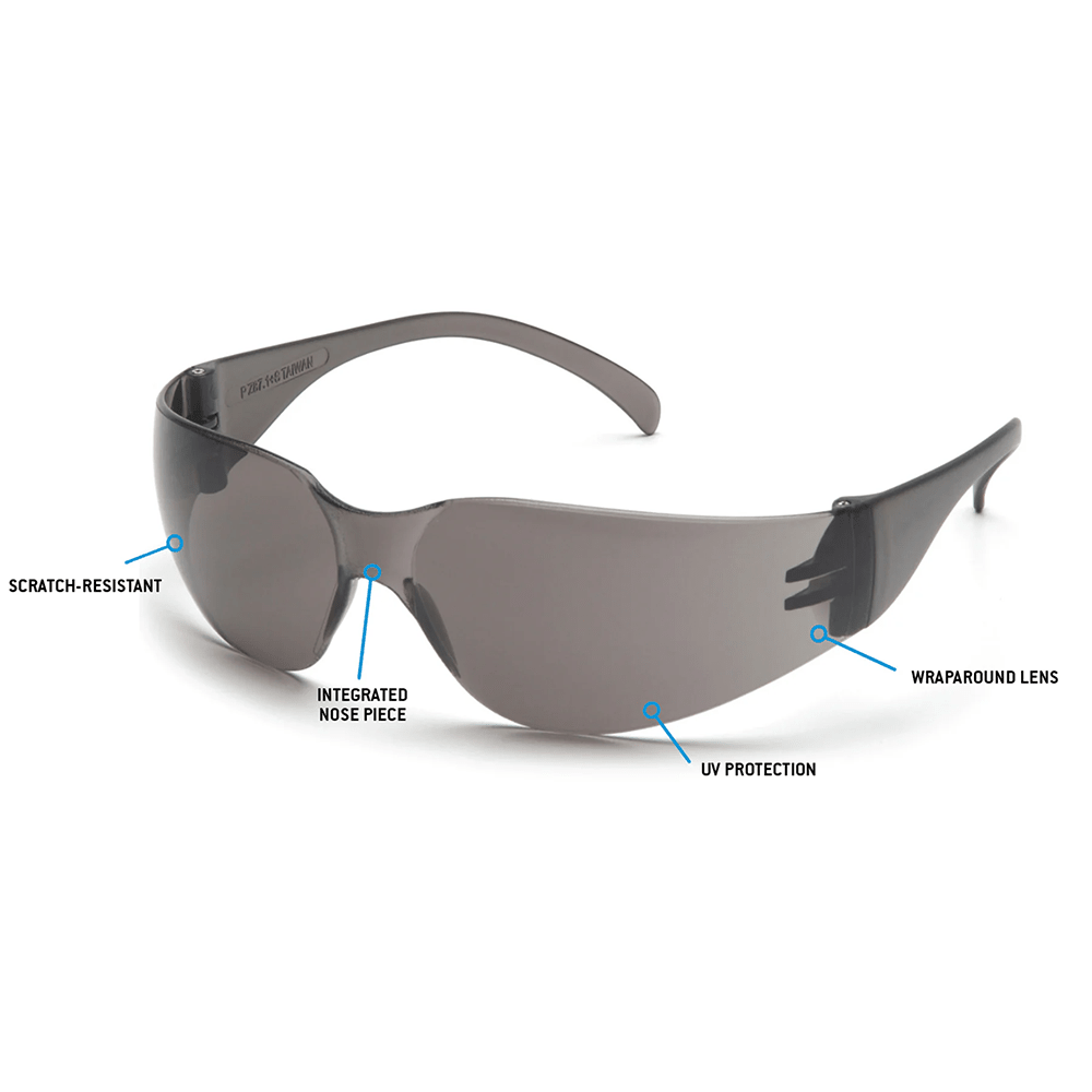 Pyramex Intruder Safety Glasses with Hardcoated Lens, 1 pair - Gorvex.com