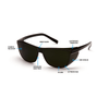 Pyramex Legacy Frameless Safety Glasses, 1 pair - Gorvex.com