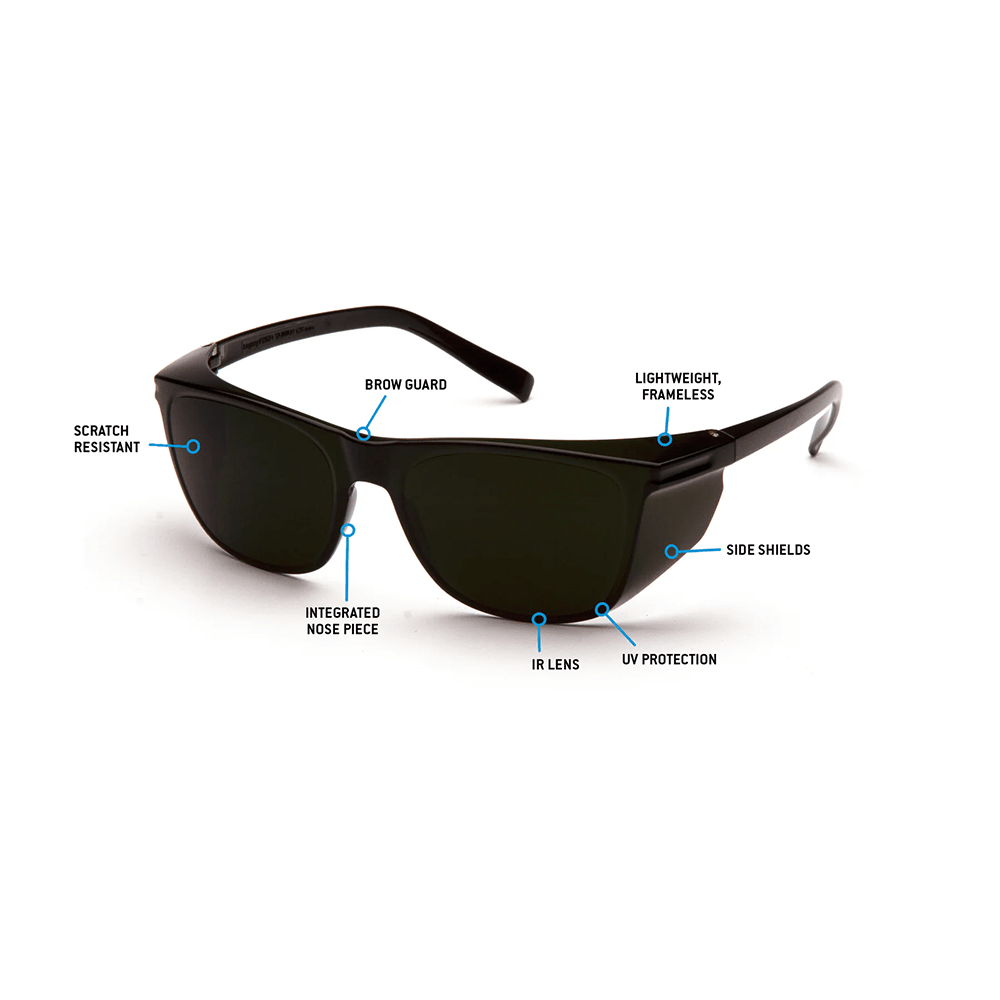 Pyramex Legacy Frameless Safety Glasses, 1 pair - Gorvex.com