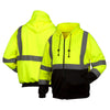 Pyramex Lumen - X Hi - Vis Lime Sweatshirt RSZH32 Series - Gorvex.com