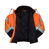 Pyramex Lumen - X RJ32 Series Hi - Vis Lime Bomber Jacket - Gorvex.com