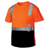 Pyramex Lumen - X RTS21B Series Hi - Vis T-Shirt with Black Bottom - Gorvex.com