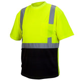 Pyramex Lumen - X RTS21B Series Hi - Vis T-Shirt with Black Bottom - Gorvex.com