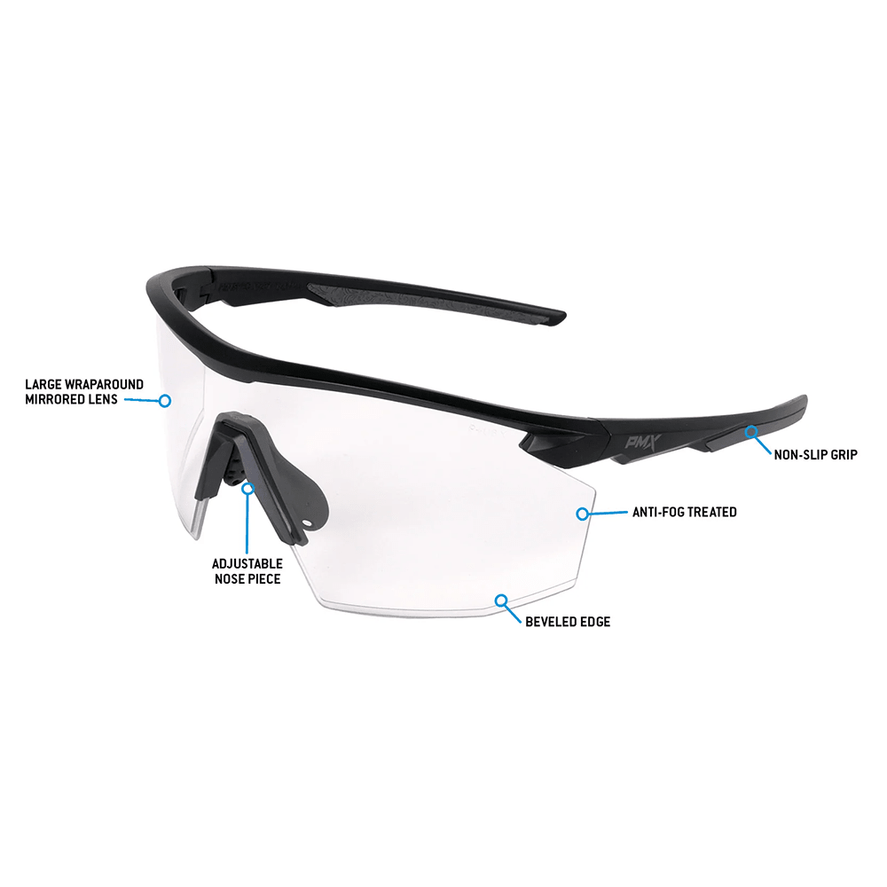 Pyramex PMXSPEC Half - Frame Safety Glasses - Gorvex.com