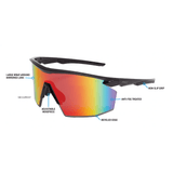 Pyramex PMXSPEC Half - Frame Safety Glasses - Gorvex.com
