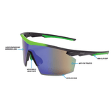 Pyramex PMXSPEC Half - Frame Safety Glasses - Gorvex.com