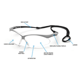Pyramex PMXTREME Safety Glasses, 1 pair - Gorvex.com