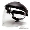 Pyramex Polycarbonate Tapered Face Shield S1110 - Gorvex.com