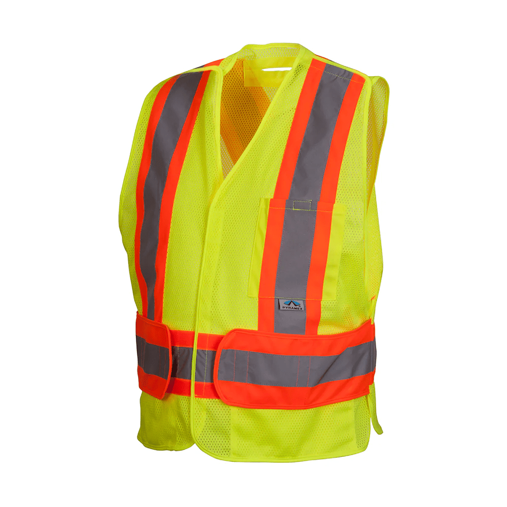 Pyramex RCA27SE Self - Extinguishing Breakaway Vest with Adjustable Waist - Gorvex.com