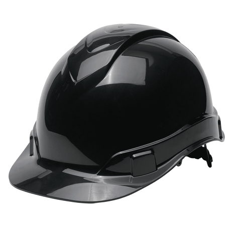 Pyramex Ridgeline Cap Style Hard Hat, 4 Pt Ratchet Suspension - Gorvex.com