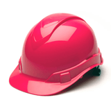 Pyramex Ridgeline Cap Style Hard Hat, 4 Pt Ratchet Suspension - Gorvex.com