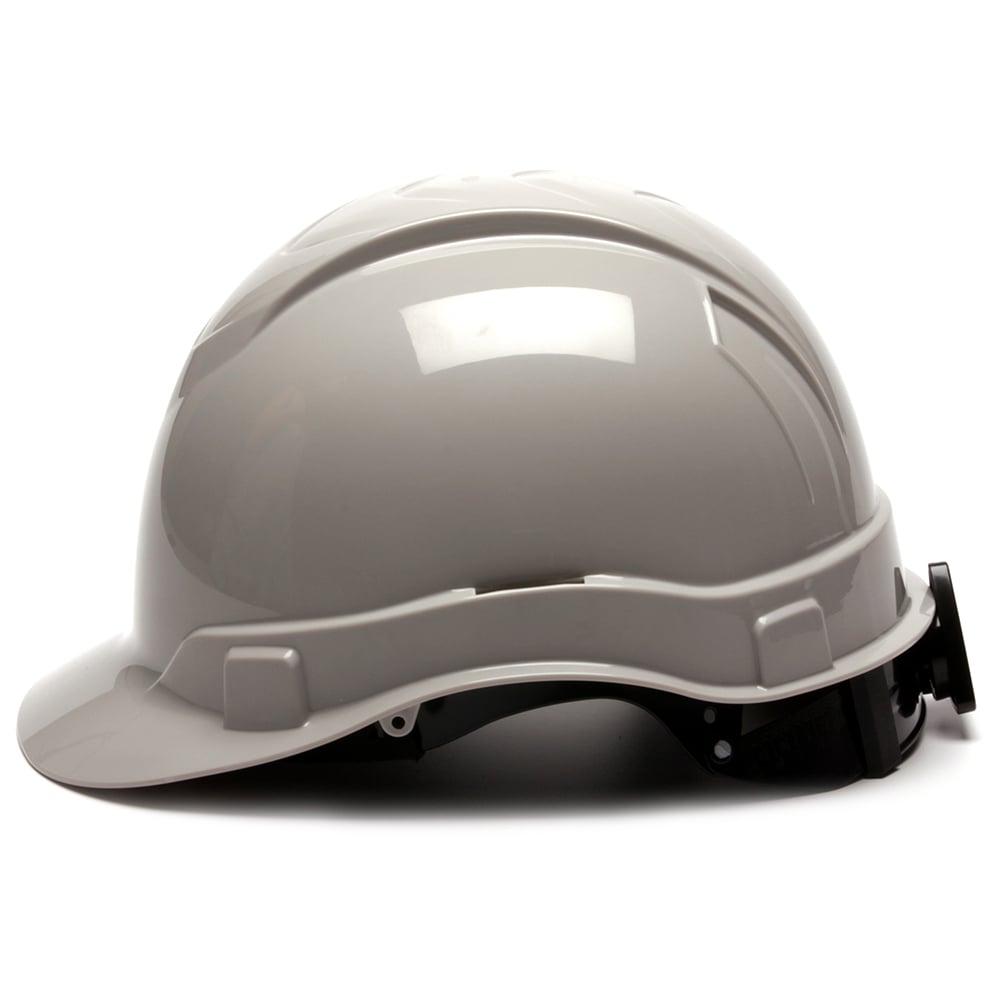 Pyramex Ridgeline Cap Style Hard Hat, 4 Pt Ratchet Suspension - Gorvex.com