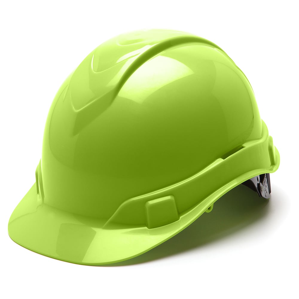 Pyramex Ridgeline Cap Style Hard Hat, 6 Pt Glide or Ratchet Suspension - Gorvex.com