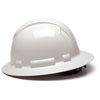 Pyramex Ridgeline Full Brim Hard Hat, 4 Pt Ratchet Suspension - Gorvex.com