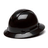 Pyramex Ridgeline Full Brim Hard Hat, 4 Pt Ratchet Suspension - Gorvex.com