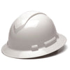 Pyramex Ridgeline Full Brim Hard Hat, 4 Pt Ratchet Suspension - Gorvex.com