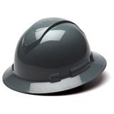 Pyramex Ridgeline Full Brim Hard Hat, 4 Pt Ratchet Suspension - Gorvex.com