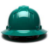 Pyramex Ridgeline Full Brim Hard Hat, 4 Pt Ratchet Suspension - Gorvex.com