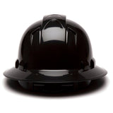 Pyramex Ridgeline Full Brim Hard Hat, 4 Pt Ratchet Suspension - Gorvex.com