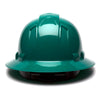 Pyramex Ridgeline Full Brim Hard Hat, 6 Pt Ratchet Suspension - Gorvex.com