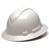 Pyramex Ridgeline Full Brim Hard Hat, 6 Pt Ratchet Suspension - Gorvex.com