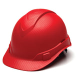 Pyramex Ridgeline Graphite Cap Style Hard Hat, 4 Pt Ratchet - Gorvex.com