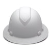 Pyramex Ridgeline Graphite Full Brim Hard Hat, 4 Point Ratchet - Gorvex.com