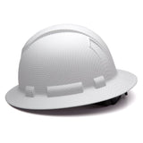 Pyramex Ridgeline Graphite Full Brim Hard Hat, 4 Point Ratchet - Gorvex.com