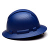 Pyramex Ridgeline Graphite Full Brim Hard Hat, 4 Point Ratchet - Gorvex.com