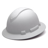 Pyramex Ridgeline Graphite Full Brim Hard Hat, 4 Point Ratchet - Gorvex.com