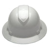 Pyramex Ridgeline Graphite Full Brim Hard Hat, 4 Point Ratchet - Gorvex.com