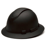 Pyramex Ridgeline Graphite Full Brim Hard Hat, 4 Point Ratchet - Gorvex.com