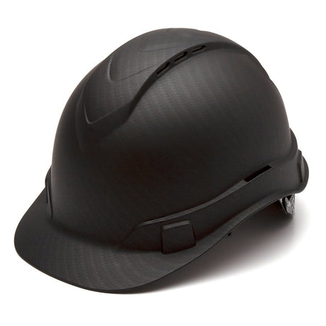 Pyramex Ridgeline Graphite Vented Cap Style Hard Hat, 4 Pt Ratchet - Gorvex.com