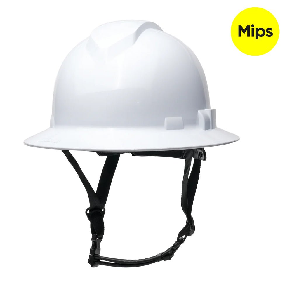 Pyramex Ridgeline® T2 Type II Non - Vented Full Brim Hard Hat with Mips® - Gorvex.com