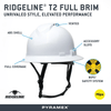 Pyramex Ridgeline® T2 Type II Vented Full Brim Hard Hat with Mips® - Gorvex.com