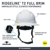 Pyramex Ridgeline® T2 Type II Vented Full Brim Hard Hat with Mips® - Gorvex.com